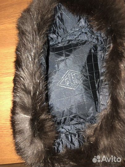 Шапка ушанка кролик мужская