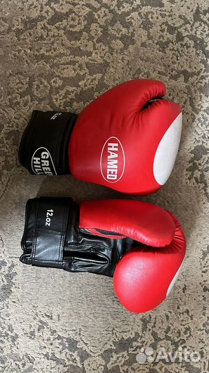 Боксерские перчатки green hill 12 oz