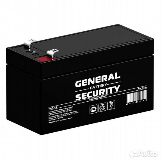 Аккумулятор General Security GSL 1.2-12 оптом