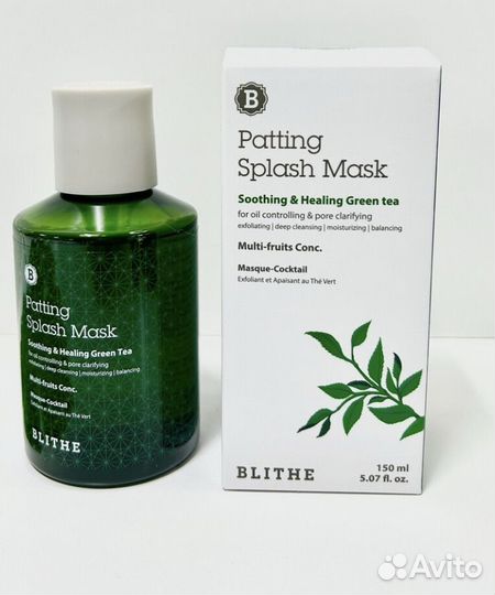 Сплэш-маска для лица Blithe patting splash mask