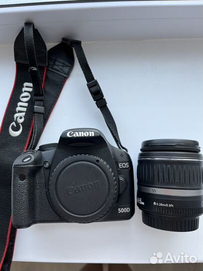 Зеркальный фотоаппарат canon 500d