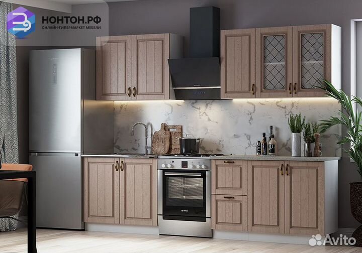 Кухня Настя 2.0 м трюфель