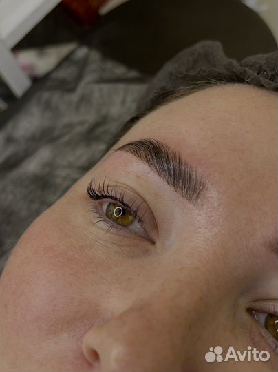 Макияж брови ресницы