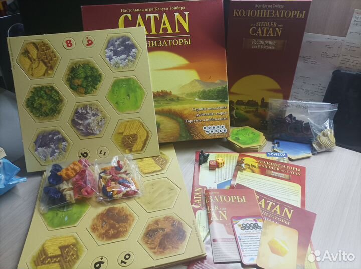 Колонизаторы Catan + расширение на 5-6