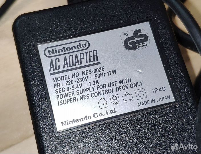 Блоки питания Super Nintendo snes. Оригинал