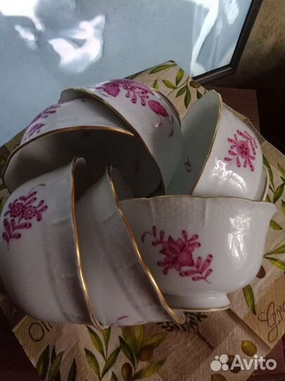 Чайные пары фарфор Herend Венгрия(бронь)