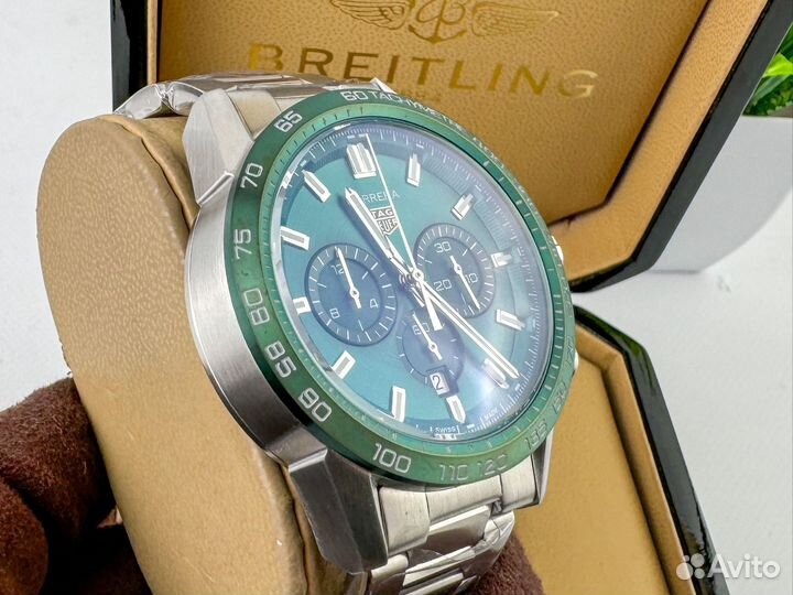 Мужские часы Tag Heuer Carrera green