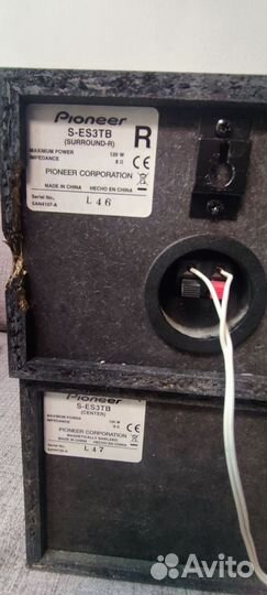 Акустические колонки pioneer фронт