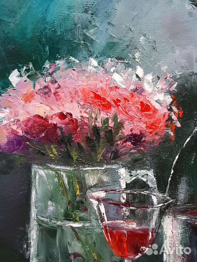 Картина маслом на холсте натюрморт