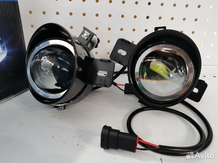 Противотуманки Bi Led Nissan ближний + дальний