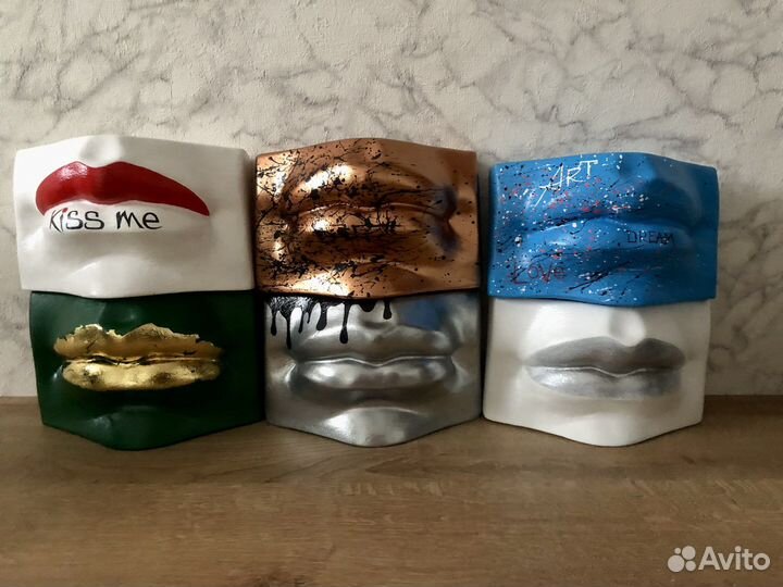 Кашпо из гипса