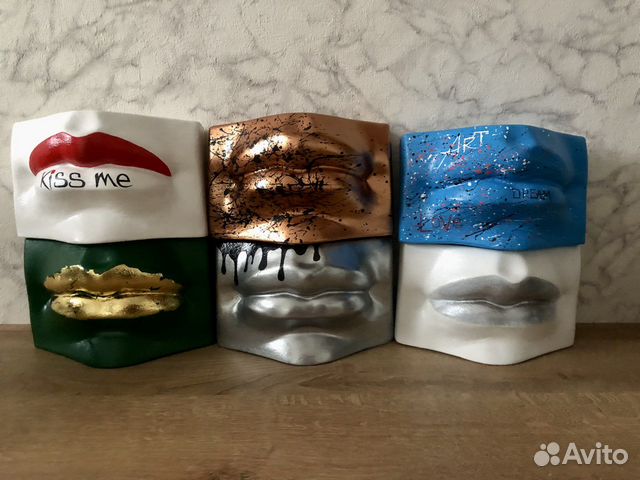 Кашпо из гипса