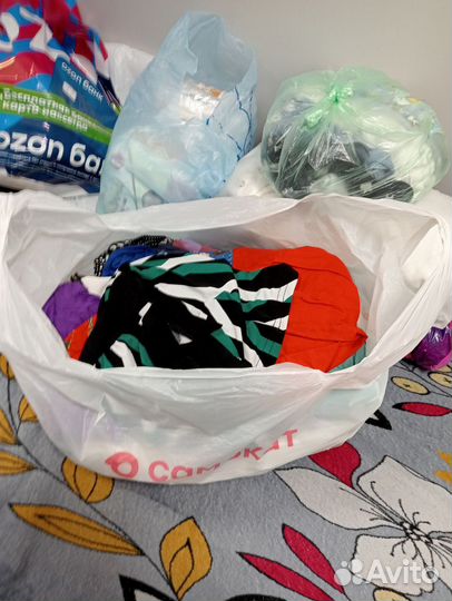 Вещи для девочки мешок