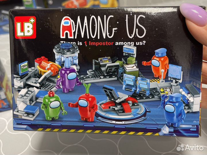 Lego Among Us комплект мини конструкторов 8в1