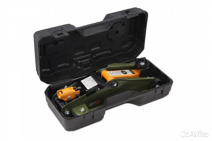 Дело Техники 904122 Домкрат подкатной 2т. в кейсе