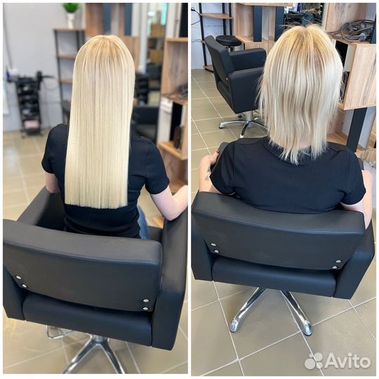 Наращивание натуральных волос