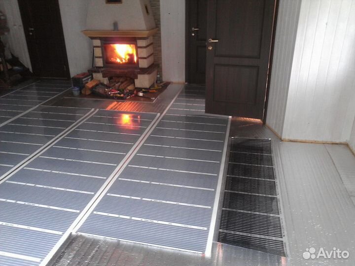 Укладка теплого пола.Монтаж напольного покрытия