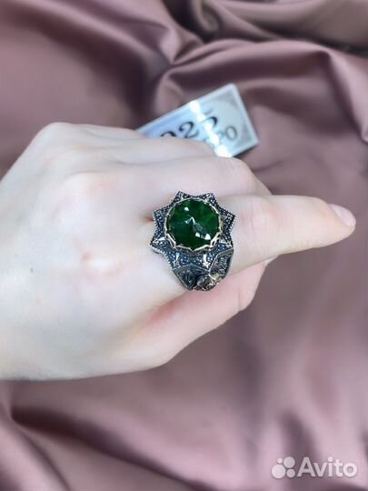 Серебряное кольцо мужское