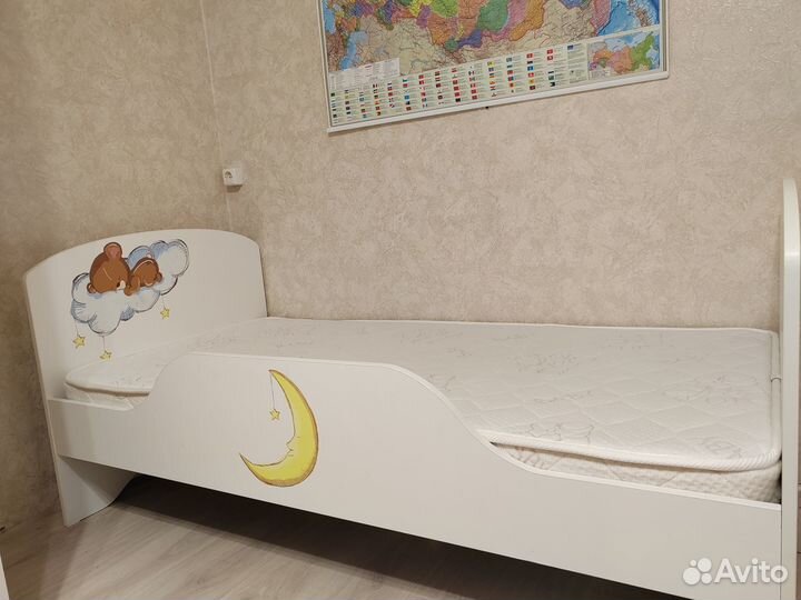 Детская кровать от 3 лет с матрасом