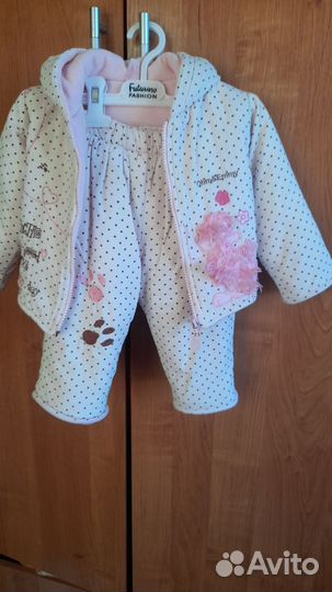 Весенний костюм для девочки от 6 мес