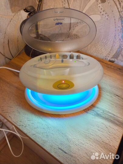 Набор для маникюра с уф лампой и 6 насадок