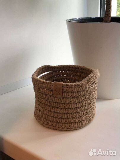 Корзина из джута