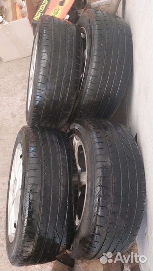 Диски с резиной летней 205 55 r16 (5х114,3). Civic