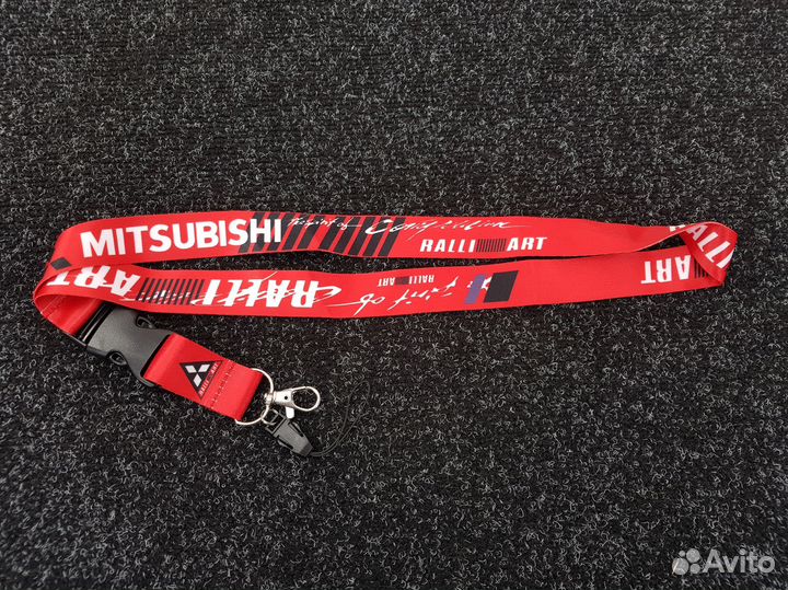 Шнурок Mitsubishi (Черный)