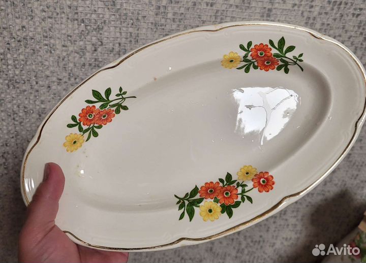 Блюдо фарфор СССР