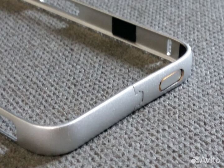 Металлический бампер на iPhone 5 / 5s /SE (silver)
