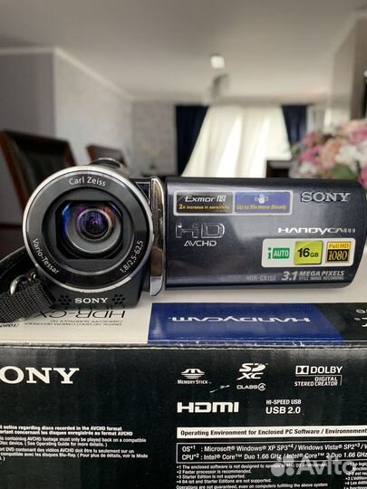 Видеокамера sony handycam HDR-CX150