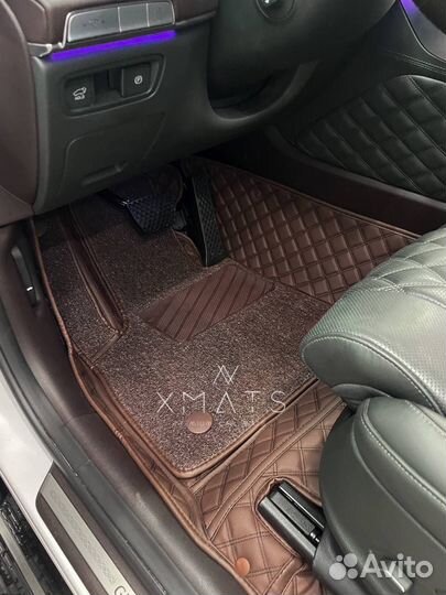 3D коврики из экокожи для Genesis GV80