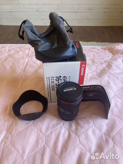 Объектив canon ef 16-35mm f/2.8L USM