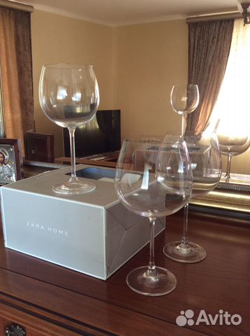Бокалы для вина большие zara home
