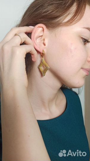 Серьги из бисера