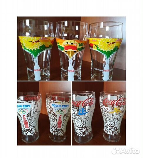 Стаканы коллекционные coca cola