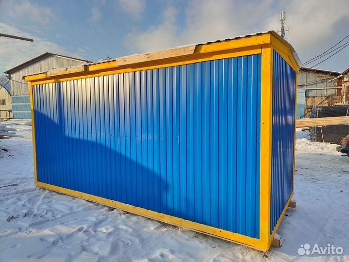 Бытовка деревянная утепленная с электрикой