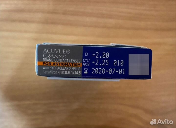 Линзы acuvue oasys