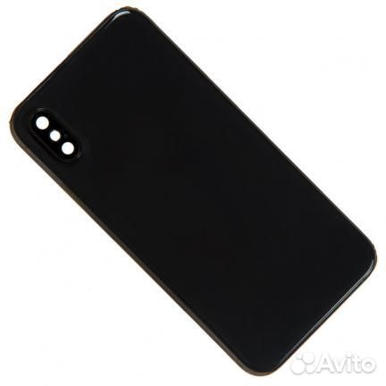 Задняя крышка в сборе с рамкой для iPhone Xs, черн