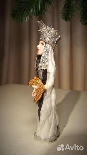 Ватные елочные игрушки