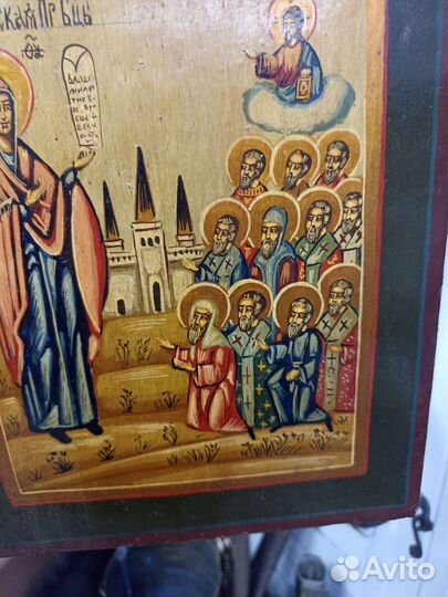 Икона старинная (Боголюбской Пр.Бць)
