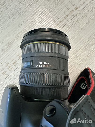 Объектив EX sigma 10-20mm для Canon