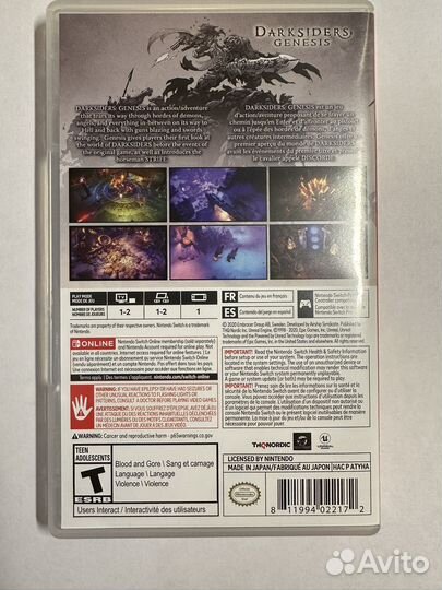 Darksiders Genesis Nintendo Switch