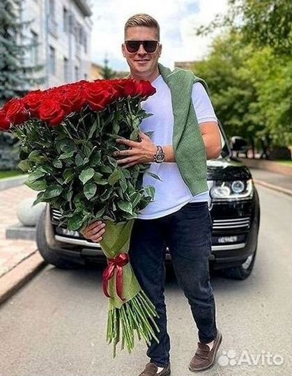 101 Роза Цветы Букеты 51 25 Роз Доставка