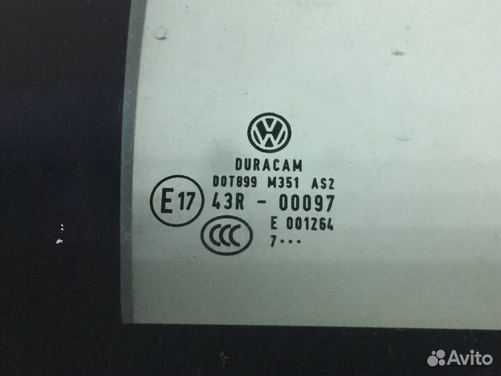 Стекло двери задней правой форточка Volkswagen Tig