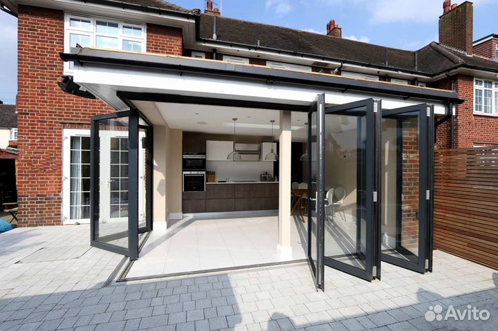 Алюминиевые раздвижные двери окна порталы