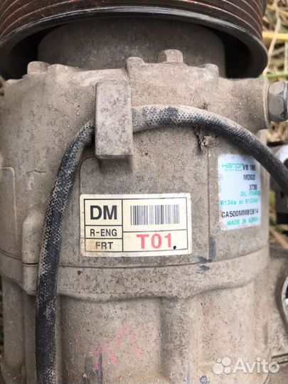 Компрессор кондиционера hyundai santa fe 3