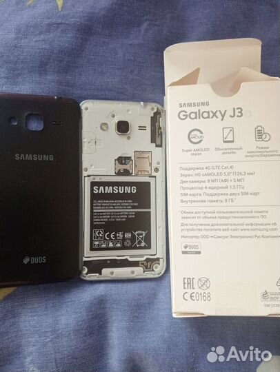 Телефон samsung galaxy J3 / 6