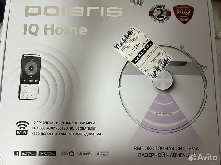 Робот пылесос polaris iq home 6001 wifi