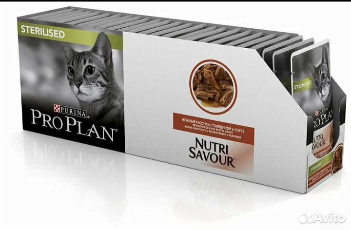 Pro Plan NutriSavour влажный корм для кошек